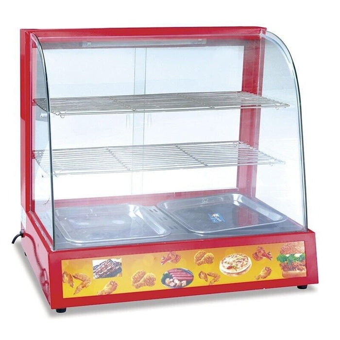 Commercial Electric Food Warming Showcase Hotbar Pie Warmer Display Cabinet