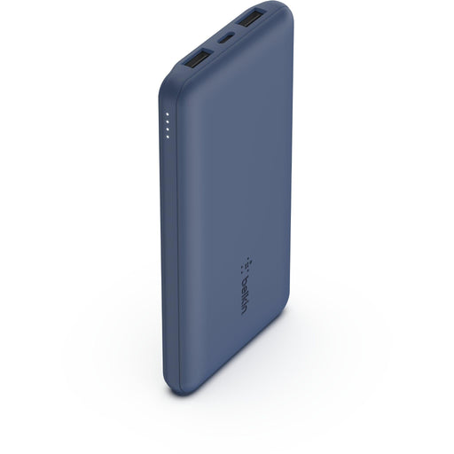 Belkin BoostUp Charge 10K 3 Port Power Bank with Cable (Blue)