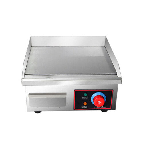 Commercial Single Small 360mm Electric Griddle Barbeque Plate Fast Heating 36cm