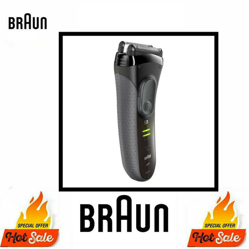 Braun Series 3 ProSkin Type 3050cc Wet/Dry Electric Shaver S3 3050cc - Grey