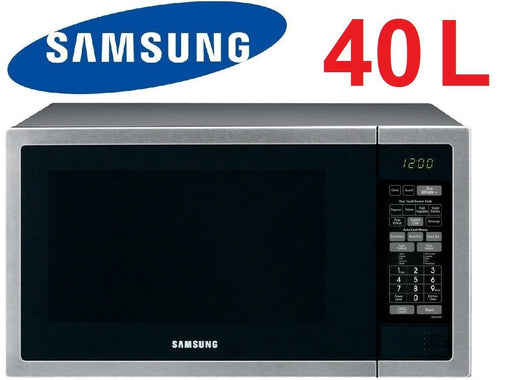 Samsung 40L 1000W Stainless Steel Microwave Oven Ceramic Interior - ME6144ST