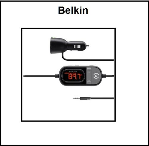 BELKIN TuneCast In-Car 3.5mm to FM Transmitter iPhone 6s Galaxy S9+ Note8 LG G6