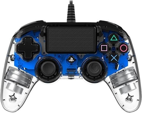 Nacon Wired Compact Controller - Clear Blue