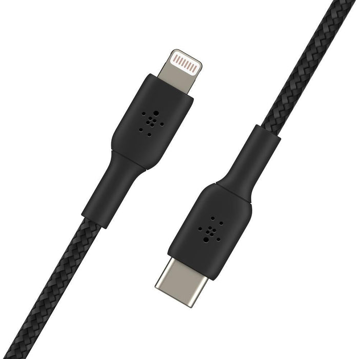 Belkin BoostUp Charge USB-C to Lightning Braided Cable 1m (Black)