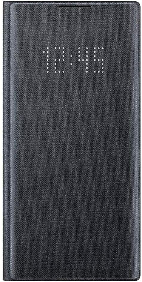 Original Genuine Samsung LED View Cover for Galaxy Note10+ / Note10+ 5G – Black – Smart LED Display Case