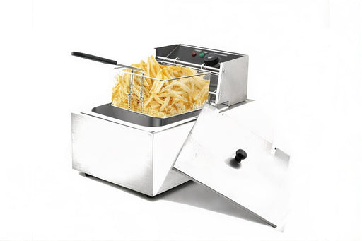 10L Bench Top Commercial Electric Deep Fryer Single Stainless Steel AU 2500W