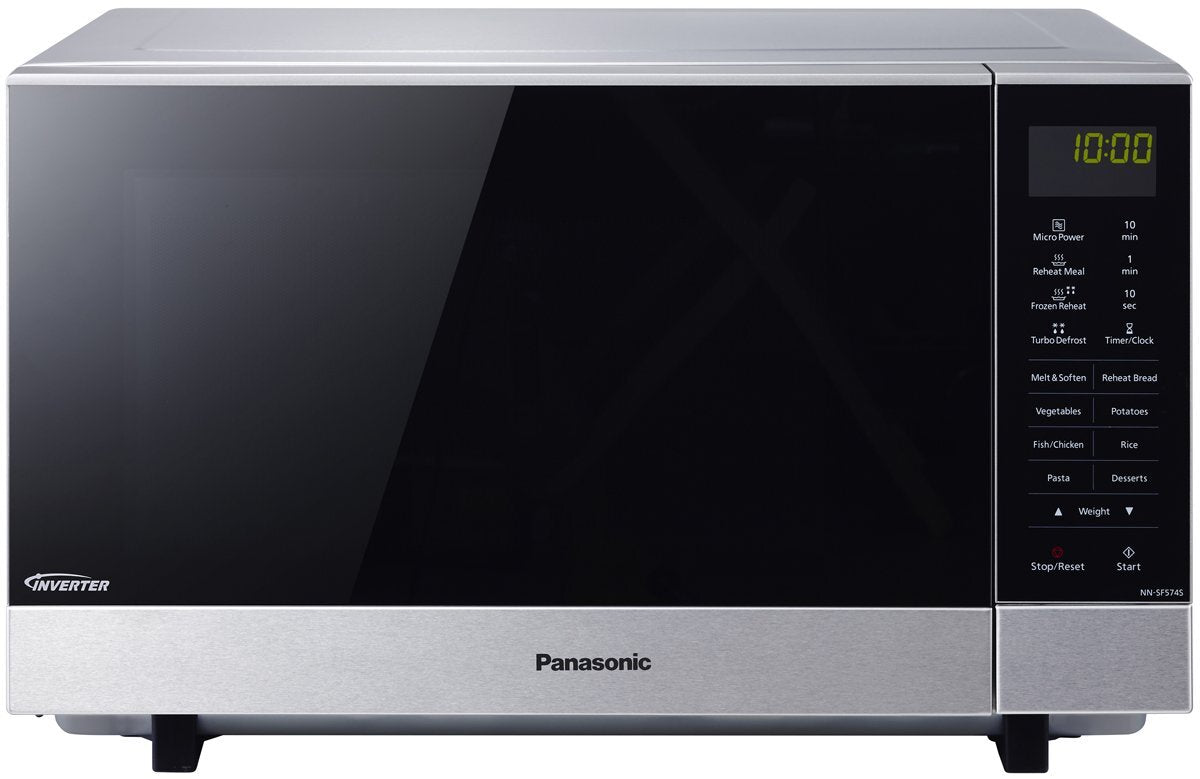 Panasonic Microwave Oven NNSF574S 27 L Stainless Steel Flatbed REFUR