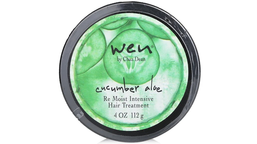 Wen by Chaz Dean Cucumber Aloe Re-Moist Intensive Hair Treatment 112g/4oz – Deep Conditioning Hair Mask for Dry, Damaged, Colour-Treated Hair, Hydrating & Restorative