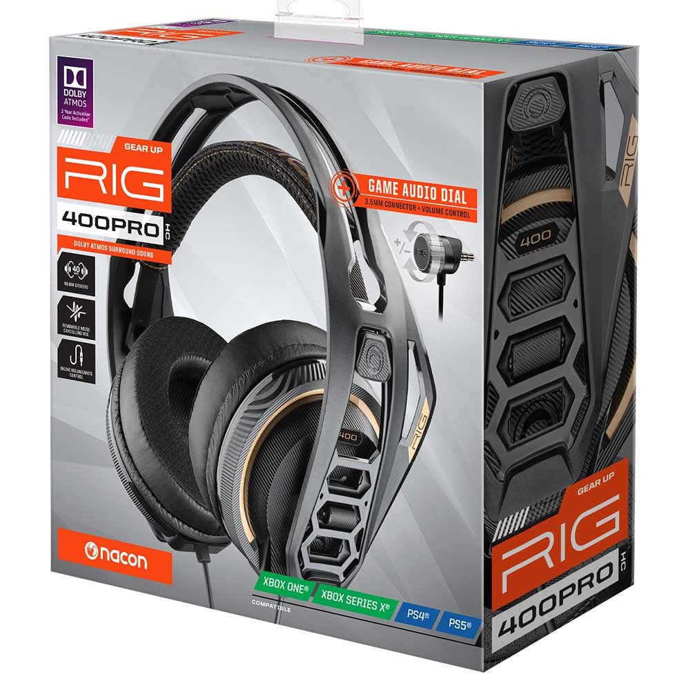 RIG 400 PRO Wired Gaming Headset PC PlayStation 4 Xbox One (REFURBISHE ...