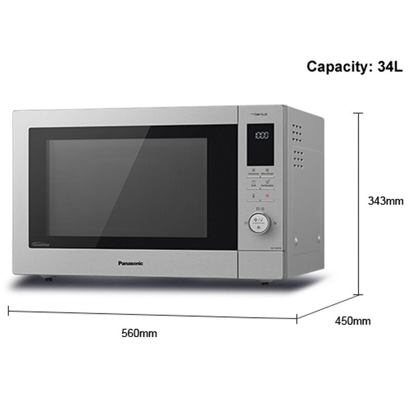 Panasonic NN-CD87KSQPQ 34L Inverter Microwave Oven 1000W (EX DISPLAY)