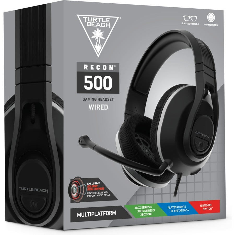 Turtle Beach Recon 500 Wired Stereo Headset – Xbox, PlayStation, PC, Switch – Black – Ex-Display