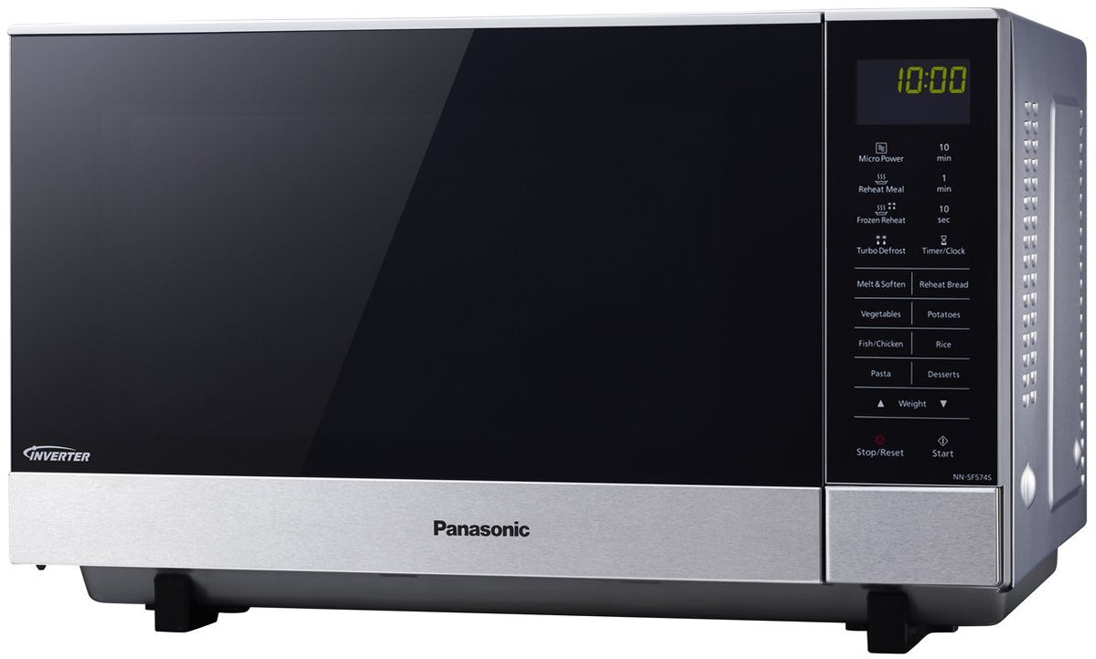 Panasonic Microwave Oven NNSF574S 27 L Stainless Steel Flatbed REFUR