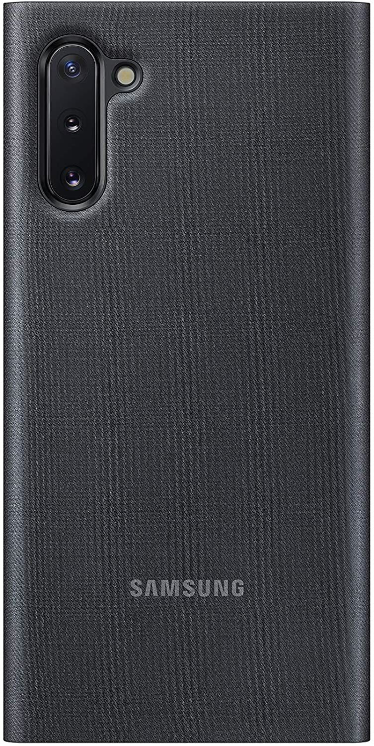 Original Genuine Samsung LED View Cover for Galaxy Note10+ / Note10+ 5G – Black – Smart LED Display Case
