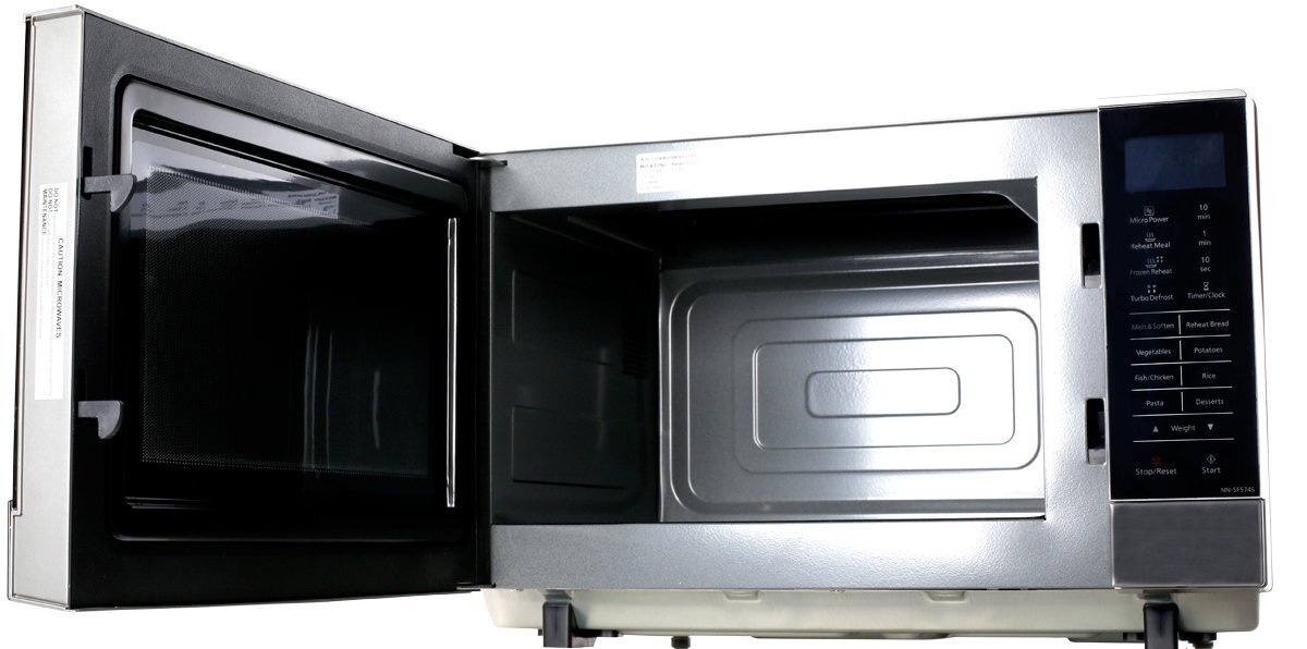 Panasonic NN-SF574SQPQ 27L Inverter FlatBed Microwave Oven 1000W - EX DISPLAY (NO BOX)