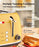 Vintage Electric 4 slice Toaster Yellow Stainless Steel 1650W