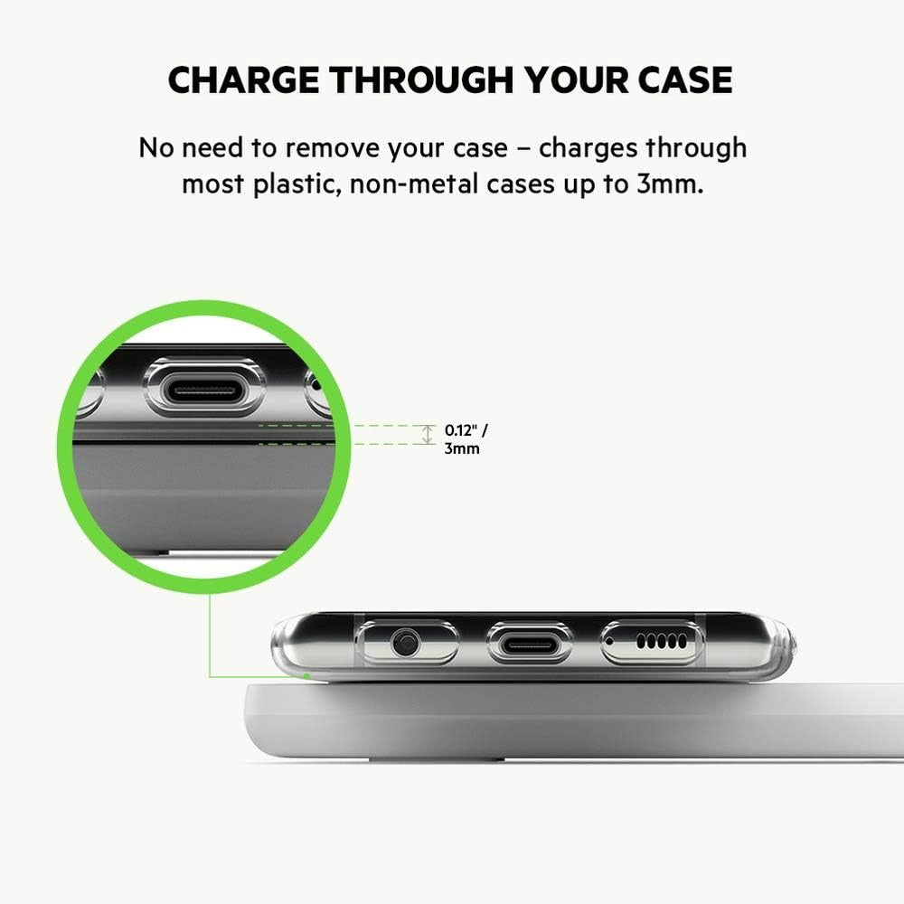 Belkin Dual Wireless Charger (Dual Wireless Charging Pad 15W) Fast Charge - White - Ex Display