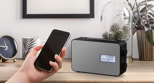 Panasonic RF-D30BTGN-K Portable FM/DAB+ Digital Radio – Bluetooth, USB Charging – Ex-Display