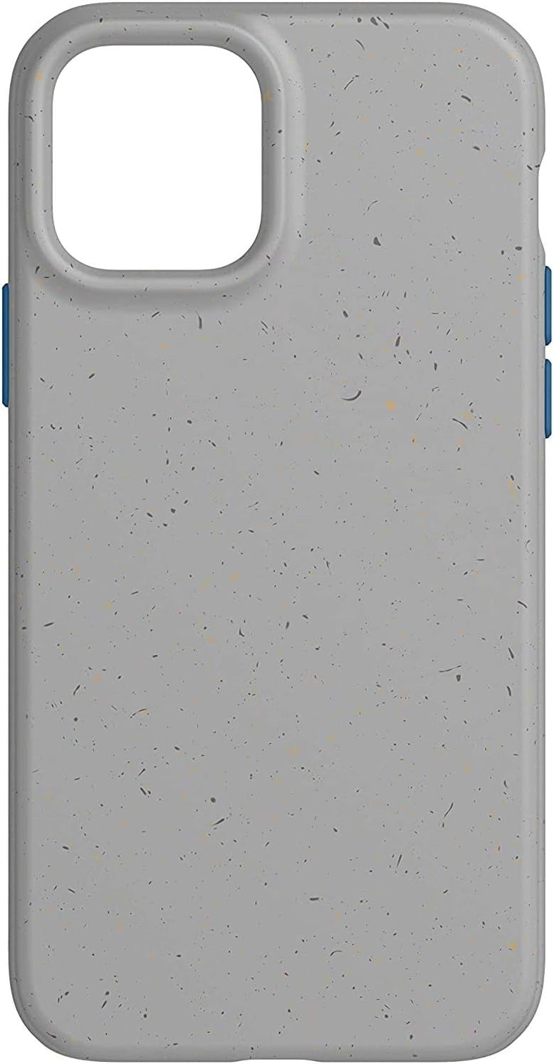 Original Genuine Tech21 EcoSlim Case for iPhone 12 Mini – Grey – 3m/10ft Impact Protection, Biodegradable, Non-Slip Grip
