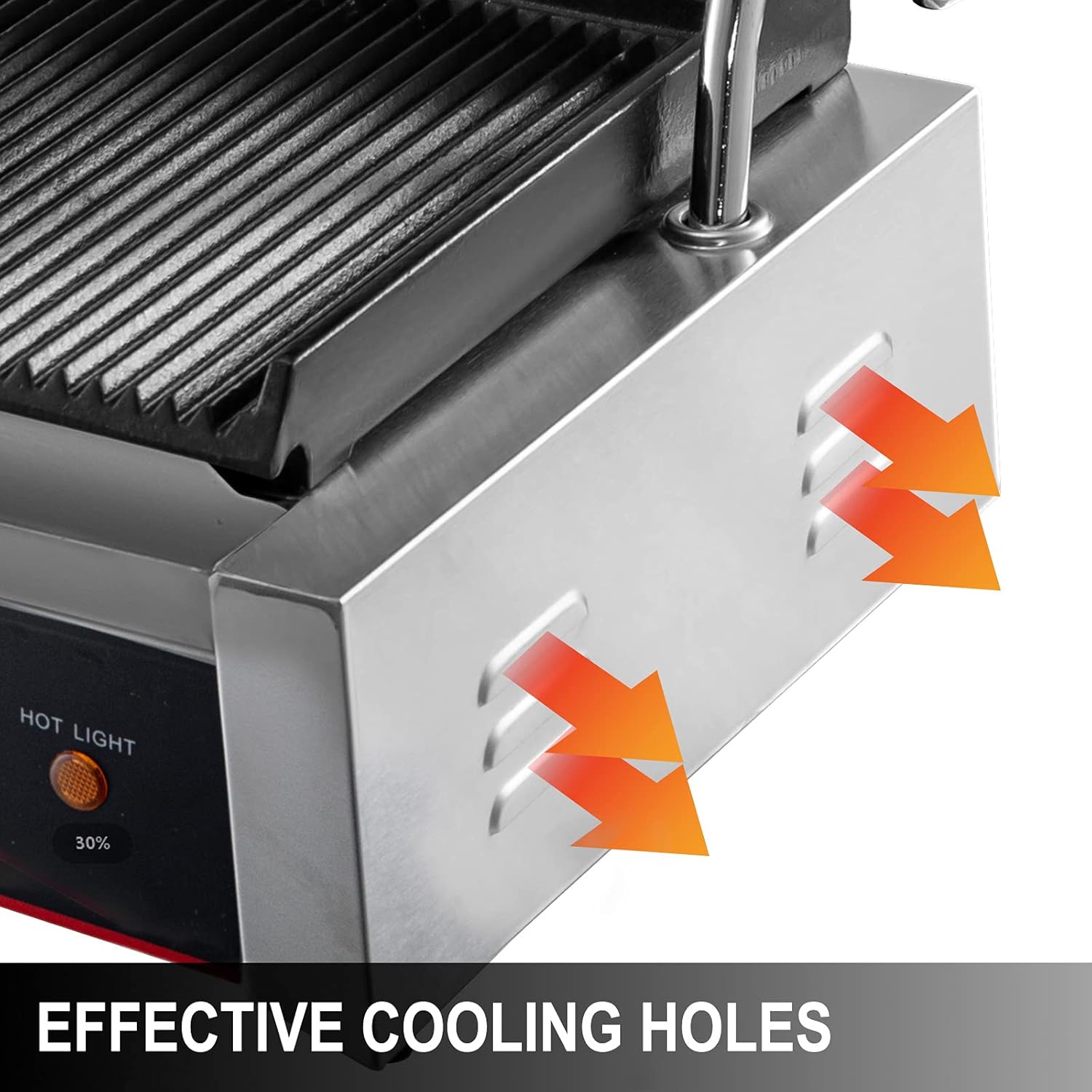 Commercial Double Electric Griddle Multigrill Toaster: Waffle Maker, Sandwich Press, and BBQ