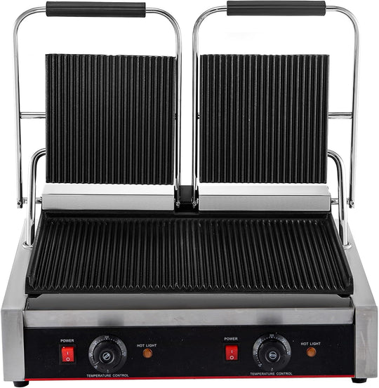 Commercial Double Electric Griddle Multigrill Toaster: Waffle Maker, S ...