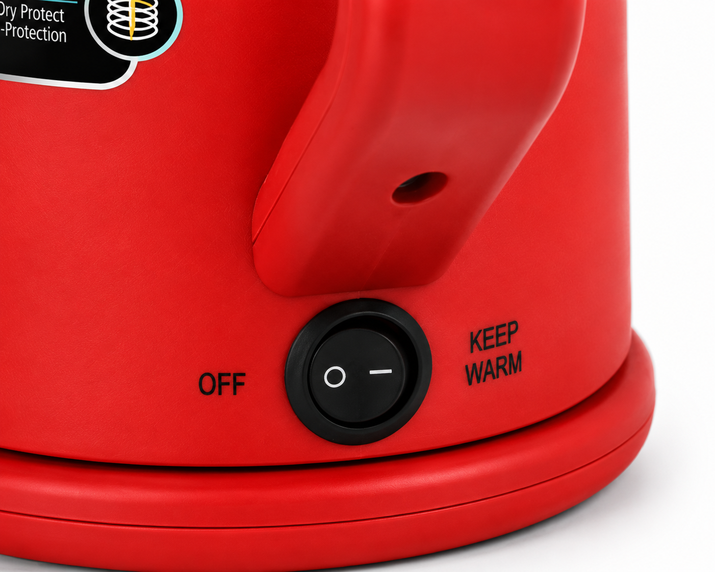 Vintage 4 Slice Toaster and 1.7L Glass Kettle Set - Red Modern Design - LED, Browning Control, Keep Warm - Chrome Trim - Stylish Kitchen Combo