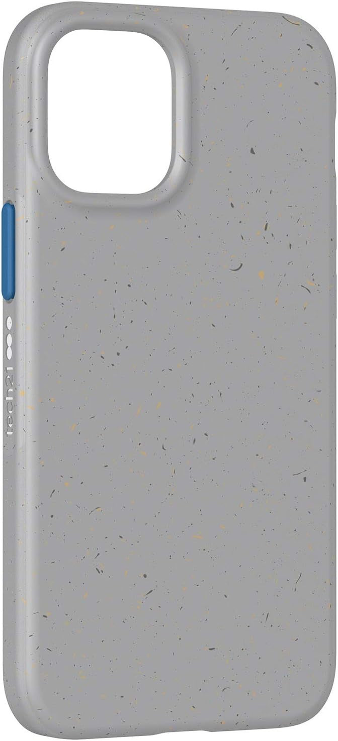 Original Genuine Tech21 EcoSlim Case for iPhone 12 Mini – Grey – 3m/10ft Impact Protection, Biodegradable, Non-Slip Grip