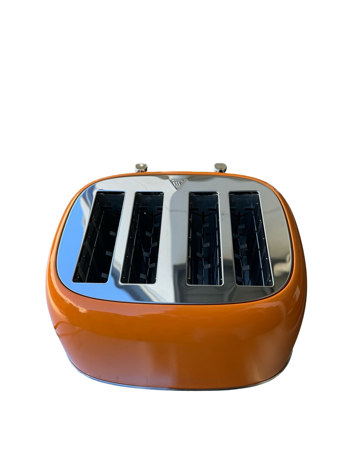 Vintage Electric 4 Slice Toaster Orange Stainless Steel 1650W