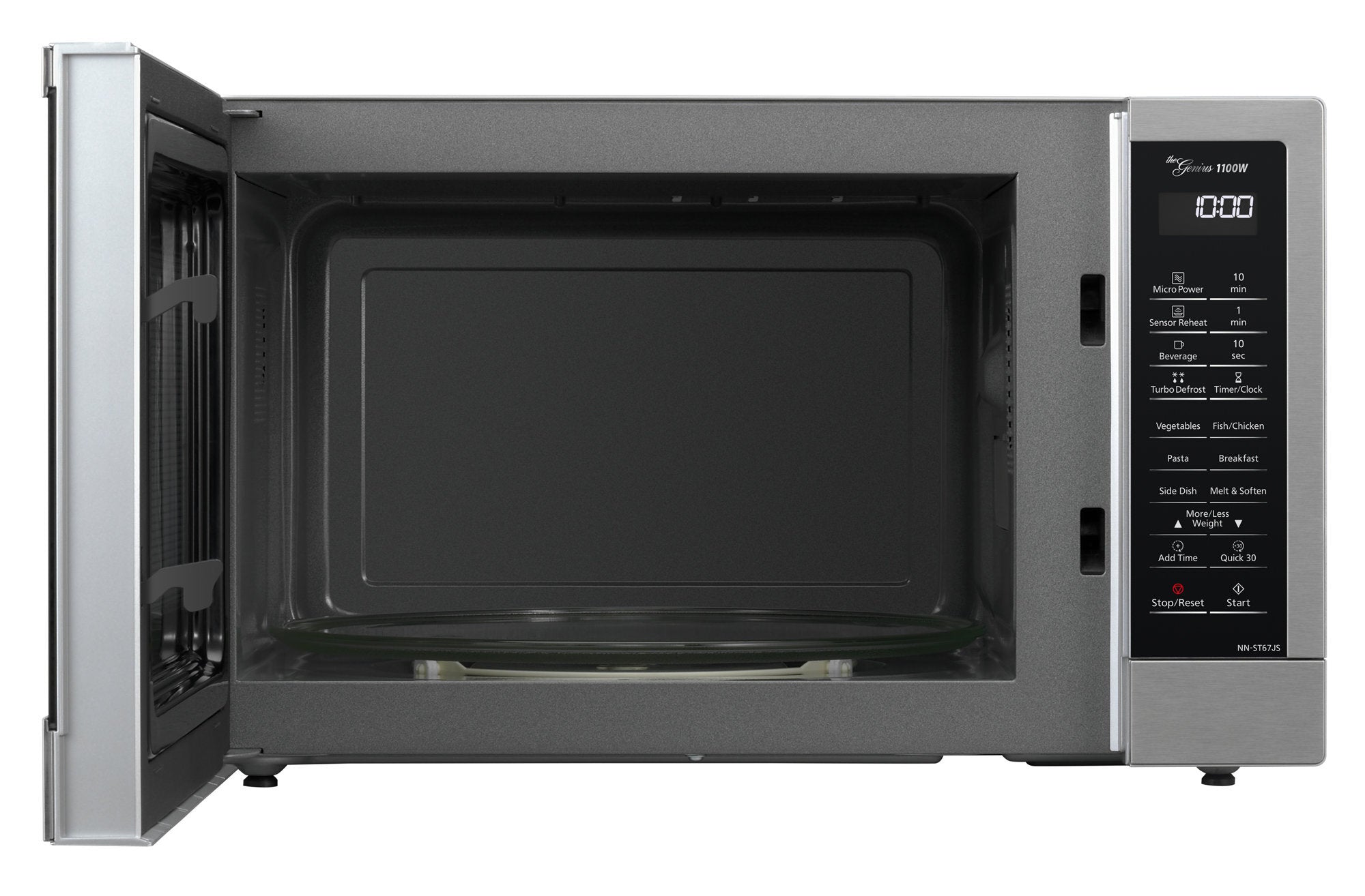 Panasonic 32L 1100W Inverter Microwave Stainless Steel NN-ST67JSQPQ - REFURBISHED