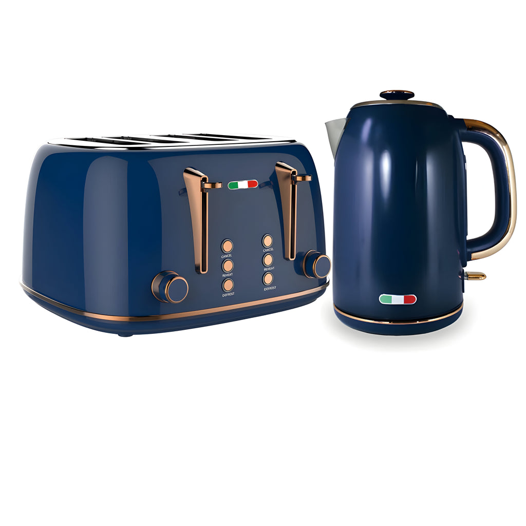 Rose Gold Navy And Chrome Kettle Tower Cavaletto 3KW Pyramid