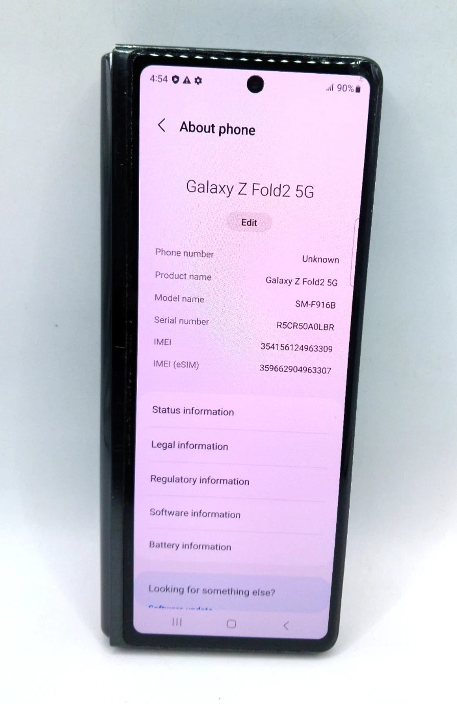 Samsung Galaxy Z Fold 2 5G 256GB - Middle Screen Not Working