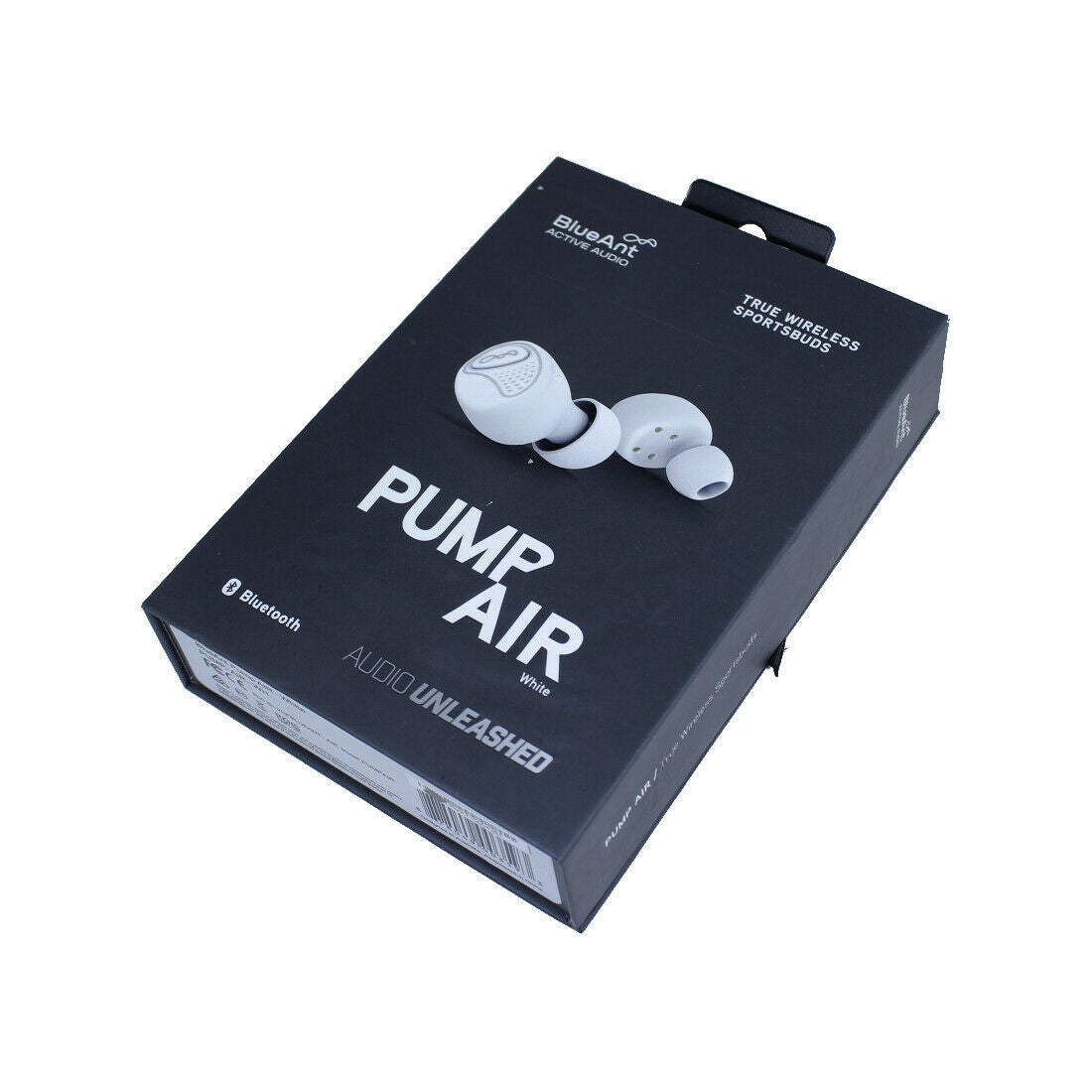 Genuine BlueAnt Active Audio PUMPAIR True Wireless Sportsbuds | White