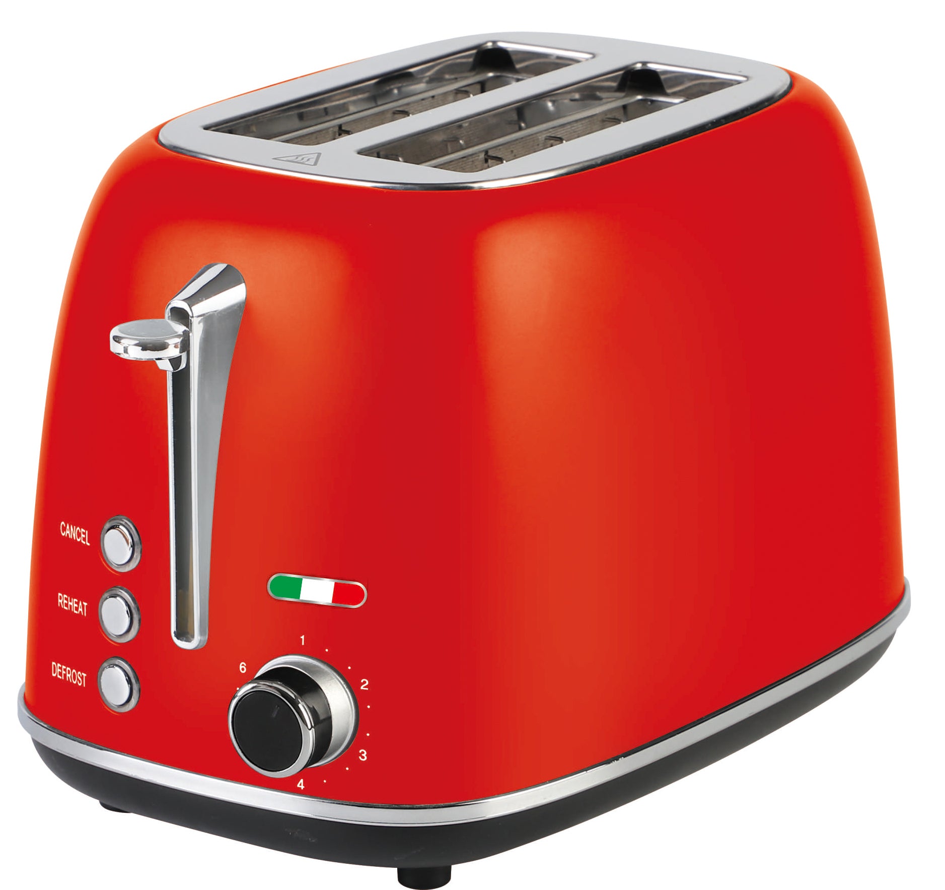 Vintage Electric Kettle and 2 Slice Toaster SET Combo Deal Stainless Steel Red