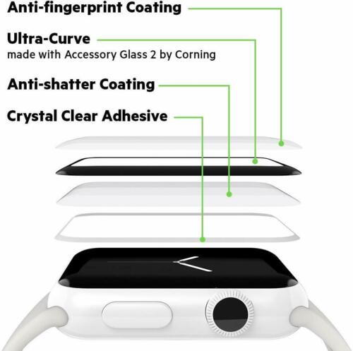 Belkin Screenforce UltraCurve Screen Protection 38mm for Apple Watch Series 2 3