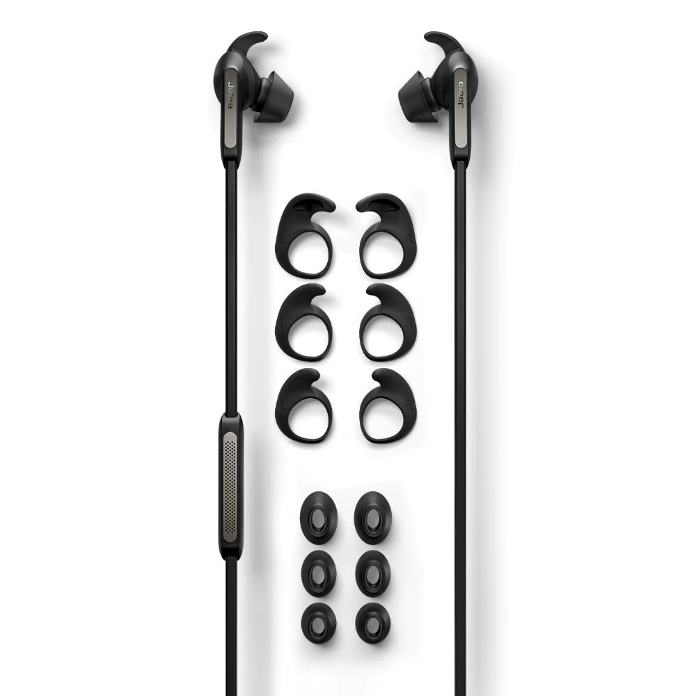 Jabra Elite 45e Wireless Earphones Titanium Black with Accessories