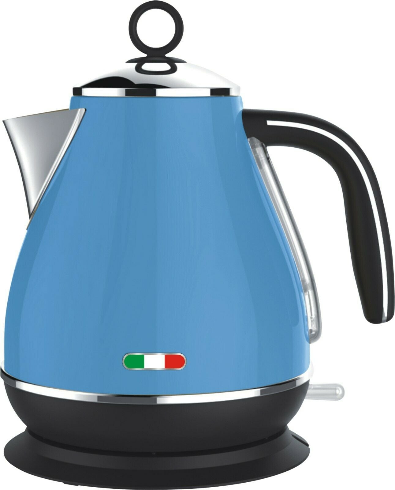 Vintage Electric Kettle and 4 slice Toaster Combo Sky blue Stainless Steel