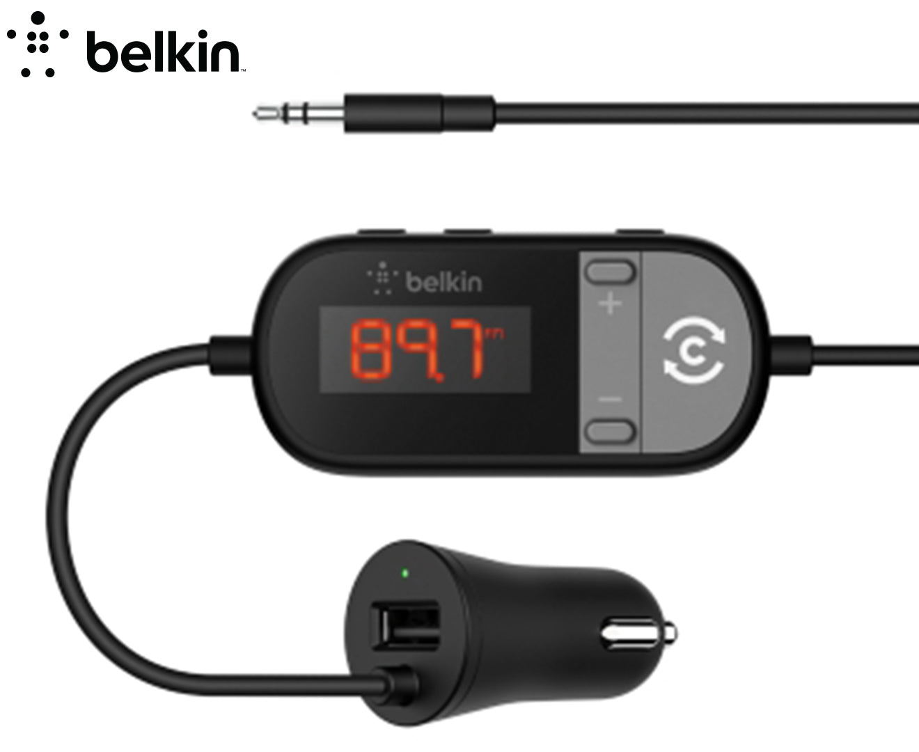 BELKIN TuneCast In-Car 3.5mm to FM Transmitter (Ex-Display)