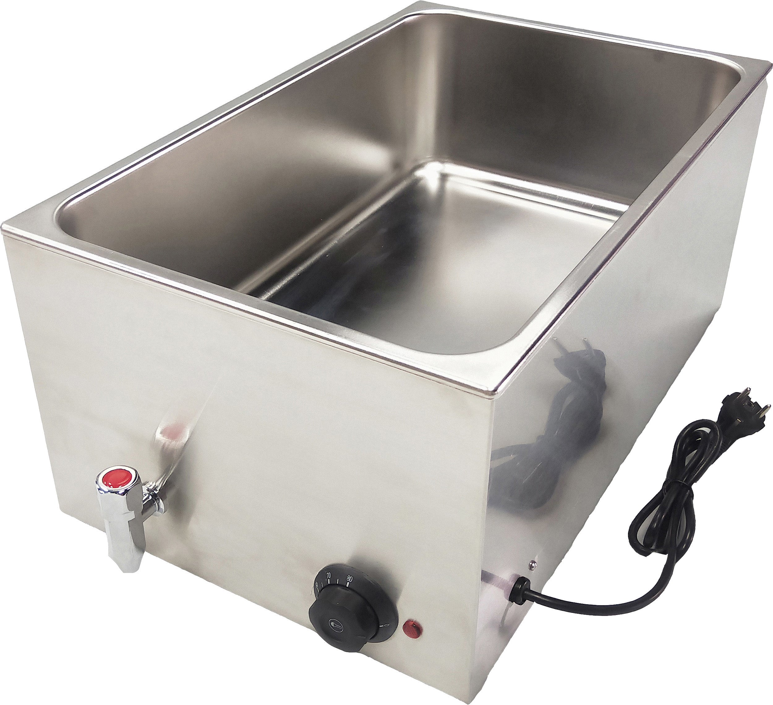 Commercial Food Warmer Bain Marie Stainless Steel Buffet Food Warmer 1-Pan