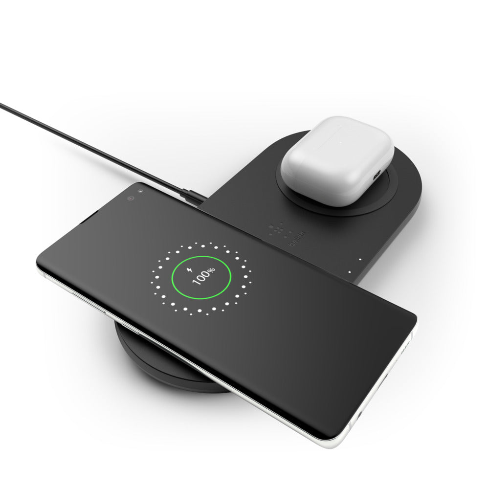 Belkin BOOST↑CHARGE™ Dual Wireless Charging Pads 2x 10W Pads WIZ002auBK - Ex-Display
